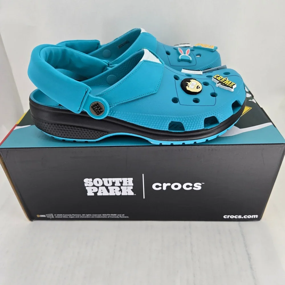 Crocs South Park Randy Marsh Clog 211502-90H Teal Mens 8 Womens 10 New NIB